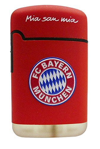 Bayern München Feuerzeug, Plastik, rot, 6.8 x 4 x 2 cm von FC Bayern München