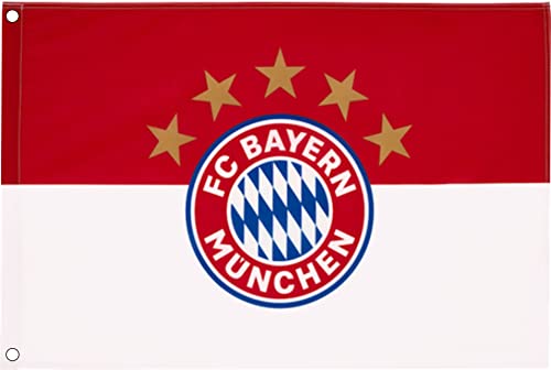 FC Bayern Fahne Originalware Flagge 100 x 150 cm Motiv LOGO + Ösen Service von FC Bayern München