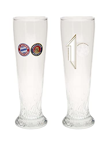 FC Bayern München 2er Set Weißbierglas - Deutscher Meister - Serienmeister Glas FCB FC Bayern München 2er Set Weißbierglas - Deutscher Meister - Serienmeister Glas FCB von FC Bayern München