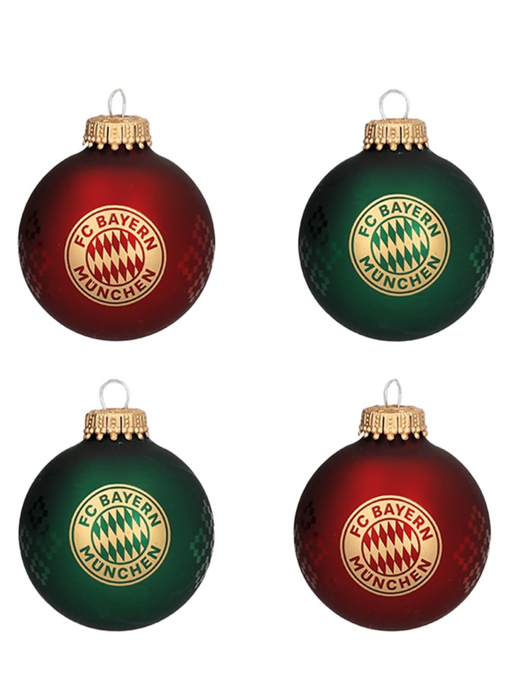 FC Bayern München Christbaumschmuck FC Bayern München I Christbaumkugel I Weihnachtskugeln I 4er-Set FC Bayern München Christbaumschmuck FC Bayern München I Christbaumkugel I Weihnachtskugeln I 4er-Set von FC Bayern München