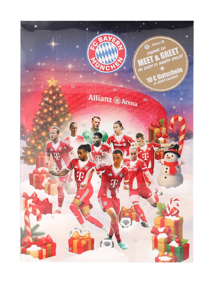 FC Bayern München Adventskalender FC Bayern München I Schoko-Adventskalender 2025 I Rot FC Bayern München Adventskalender FC Bayern München I Schoko-Adventskalender 2025 I Rot von FC Bayern München