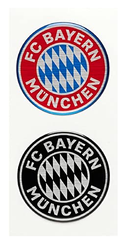 FC Bayern München Autoaufkleber 2er Set - 3D Logo - rot/schwarz Sticker Aufkleber FCB - Plus gratis 1 x FCB Autogrammkarte unserer Wahl FC Bayern München Autoaufkleber 2er Set - 3D Logo - rot/schwarz Sticker Aufkleber FCB - Plus gratis 1 x FCB Autogrammkarte unserer Wahl von FC Bayern München