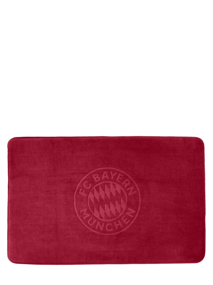FC Bayern München Badematte FC Bayern München I Badteppich 50x80 cm I Bordeaux, Baumwolle von FC Bayern München