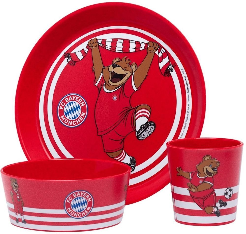 FC Bayern München Becher Kindergeschirr Set Berni 3teilig von FC Bayern München