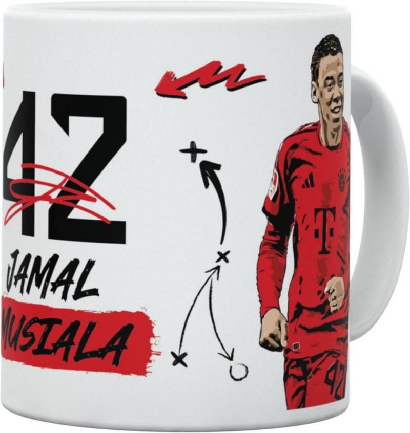 FC Bayern München Becher Tasse Musiala von FC Bayern München