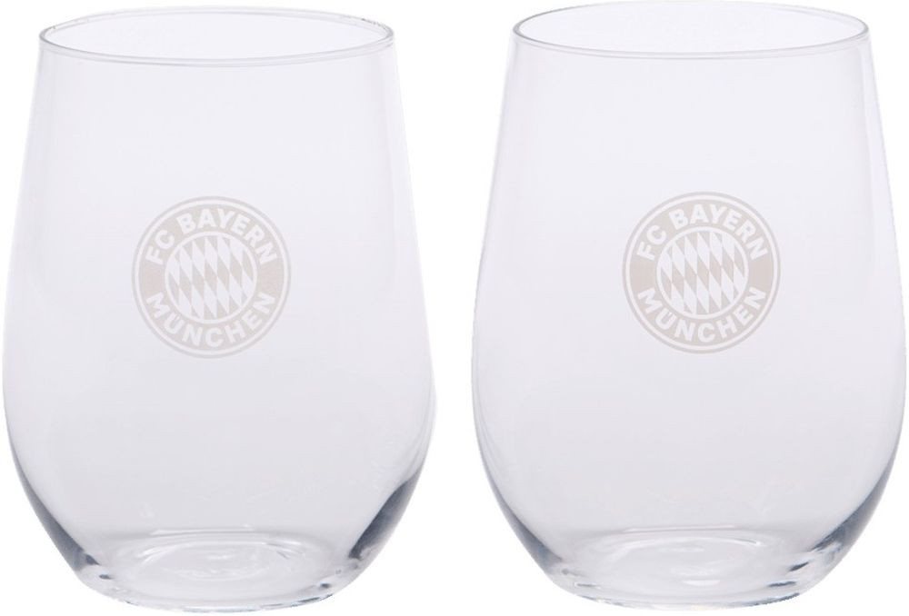 FC Bayern München Becher Wasserglas 2er Set von FC Bayern München