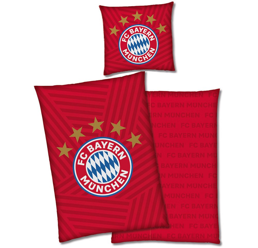 FC Bayern München Bettwäsche FC Bayern München Bettwäsche Logo 5 Sterne FC Bayern München Bettwäsche FC Bayern München Bettwäsche Logo 5 Sterne von FC Bayern München