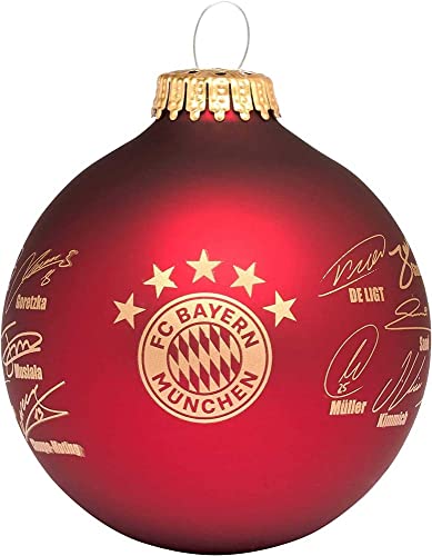 FC Bayern München Christbaumkugel - Signature 2022/23 - Weihnachtskugel FCB von FC Bayern München