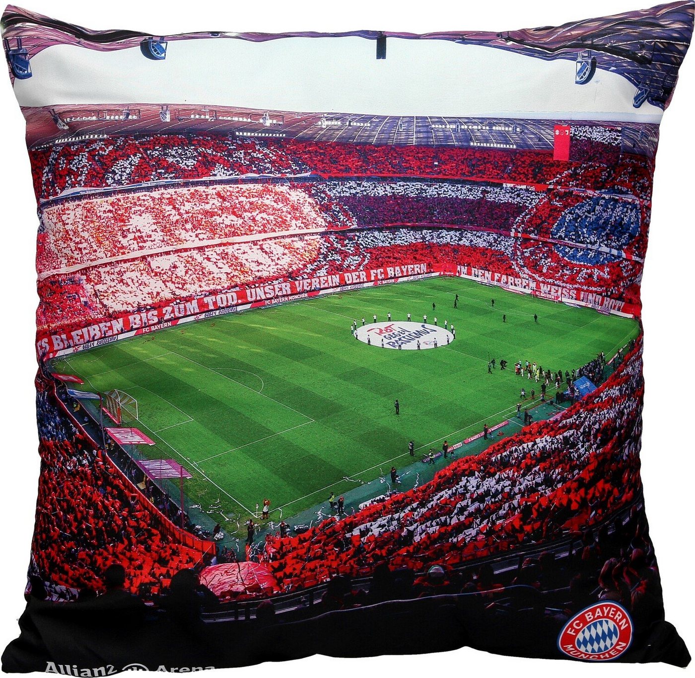 FC Bayern München Dekokissen FC Bayern Kissen Allianz Arena von FC Bayern München