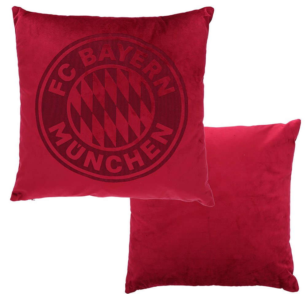 FC Bayern München Dekokissen FC Bayern München Kissen Logo Bordeaux von FC Bayern München