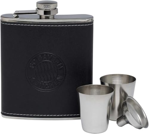 FC Bayern München Flachmann Set in Geschenkbox mit 2 Bechern und Trichter 200 ml Edelstahl von FC Bayern München