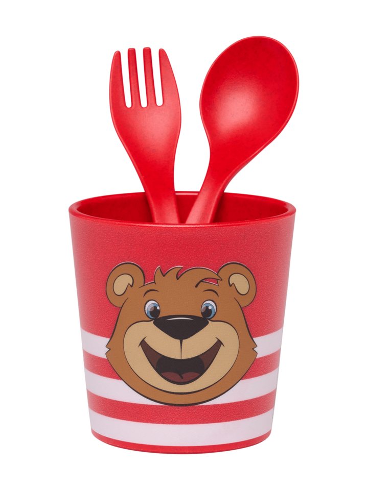 FC Bayern München Frühstücksbrett FC Bayern München I Becher + Besteck Set I Kindergeschirr, Polypropylen FC Bayern München Frühstücksbrett FC Bayern München I Becher + Besteck Set I Kindergeschirr, Polypropylen von FC Bayern München