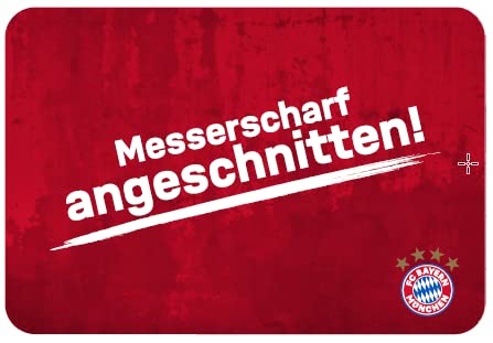 FC Bayern München Frühstücksbrettchen 2er Pack (Messerscharf abgeschnitten) von FC Bayern München