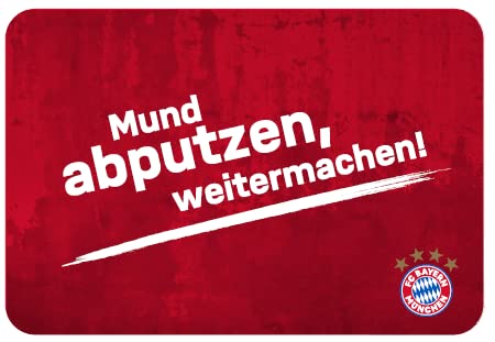 FC Bayern München Frühstücksbrettchen 2er Pack (Mund abputzen, weitermachen) von FC Bayern München AG