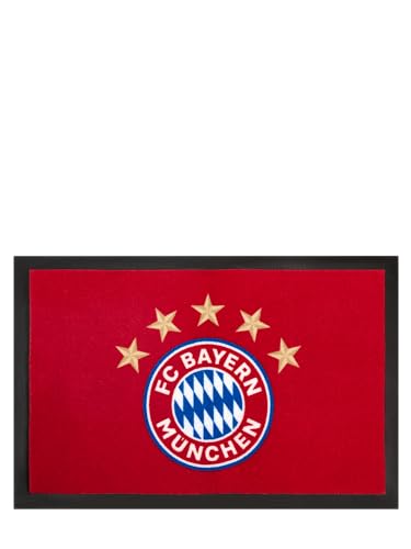 FC Bayern München Fußmatte I Fußabstreifer I Schmutzfangmatte I Logo I Rot von FC Bayern München