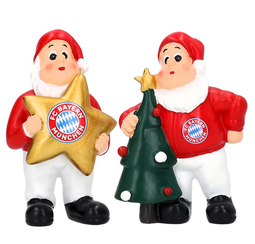 FC Bayern München Gartenzwerg FC Bayern München Weihnachtsfiguren Stern 2er-Set von FC Bayern München