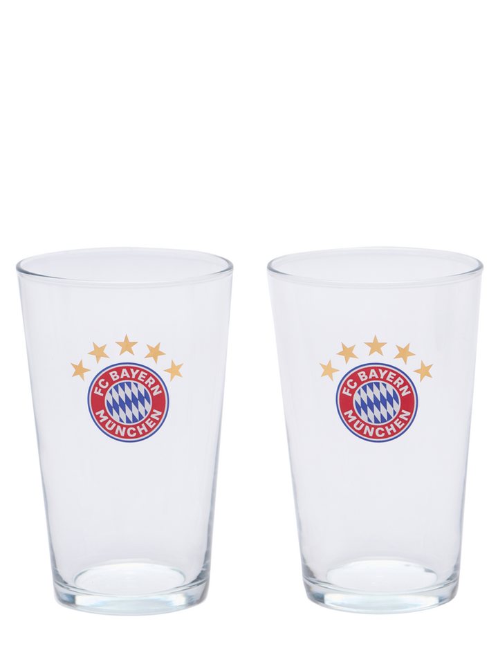 FC Bayern München Gläser-Set FC Bayern München Fanglas 2er Set I Fußball, Glas FC Bayern München Gläser-Set FC Bayern München Fanglas 2er Set I Fußball, Glas von FC Bayern München