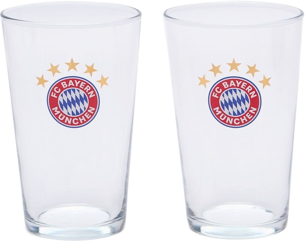 FC Bayern München Glas Fanglas 2er Set FC Bayern München Glas Fanglas 2er Set von FC Bayern München