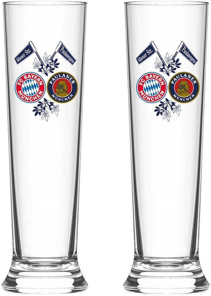 FC Bayern München Glas Pilsglas 2er-Set von FC Bayern München