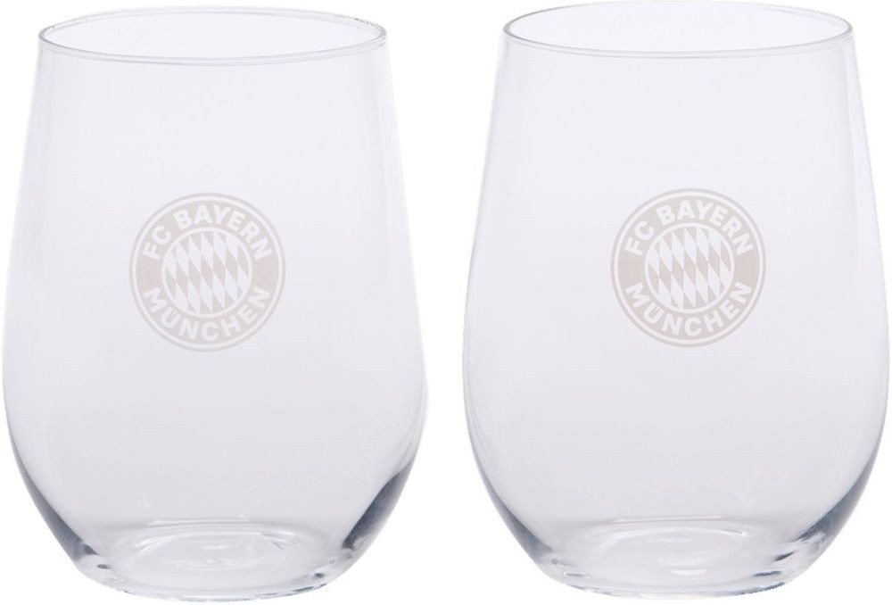 FC Bayern München Glas Wasserglas 2er Set FC Bayern München Glas Wasserglas 2er Set von FC Bayern München