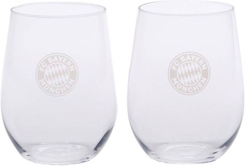 FC Bayern München Glas Wasserglas 2er Set von FC Bayern München