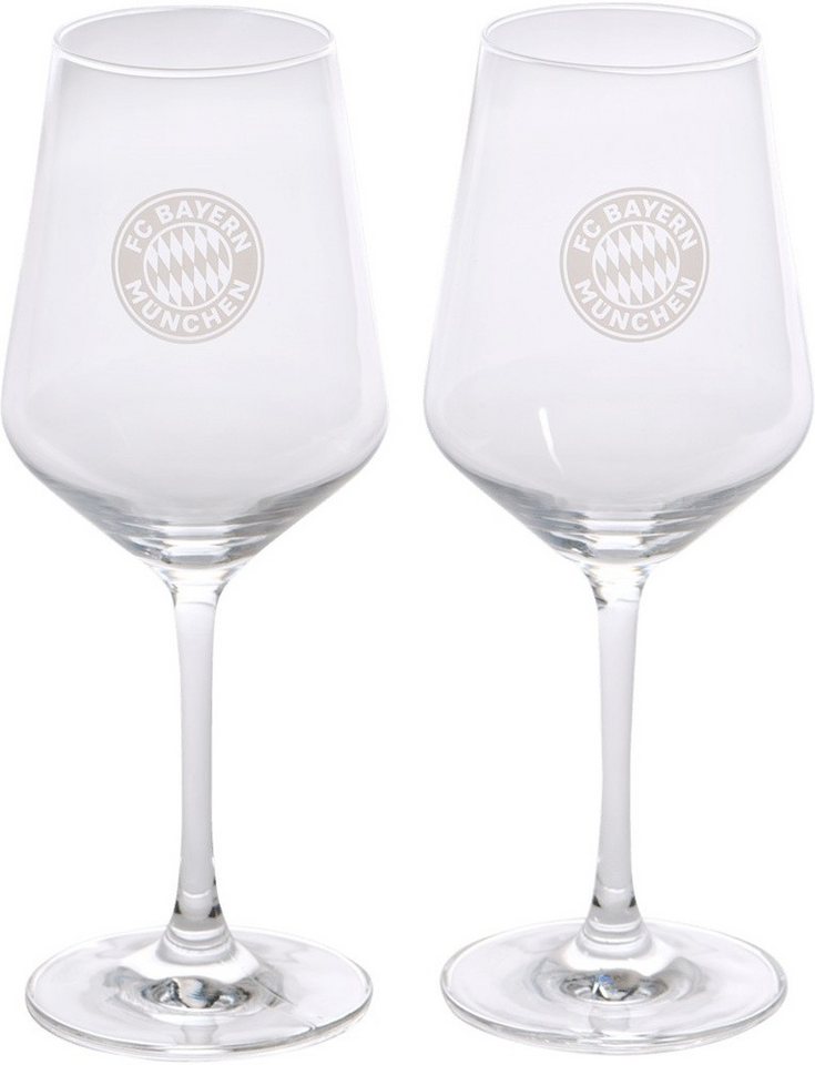 FC Bayern München Glas Weinglas 2er Set FC Bayern München Glas Weinglas 2er Set von FC Bayern München