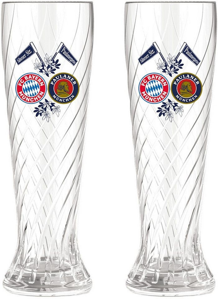 FC Bayern München Glas Weißbierglas 2er-Set FC Bayern München Glas Weißbierglas 2er-Set von FC Bayern München