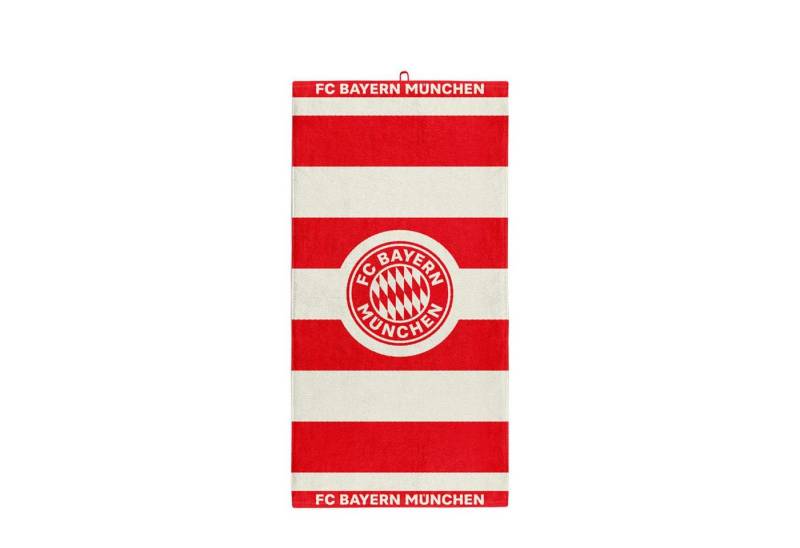 FC Bayern München Handtuch FC Bayern Duschtuch Rot/Weiß, Baumwolle von FC Bayern München