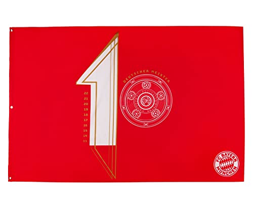 FC Bayern München Hissflagge - Deutscher Serienmeister - 180 x 120 cm Hissfahne Flagge Fahne FCB von FC Bayern München