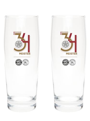 FC Bayern München I Halbeglas Deutscher Meister 2er-Set 2025 I Durchsichtig FC Bayern München I Halbeglas Deutscher Meister 2er-Set 2025 I Durchsichtig von FC Bayern München