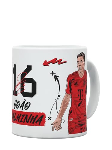 FC Bayern München I Tasse Joao Palhinha I Weiß I 0,3l I Fußball von FC Bayern München
