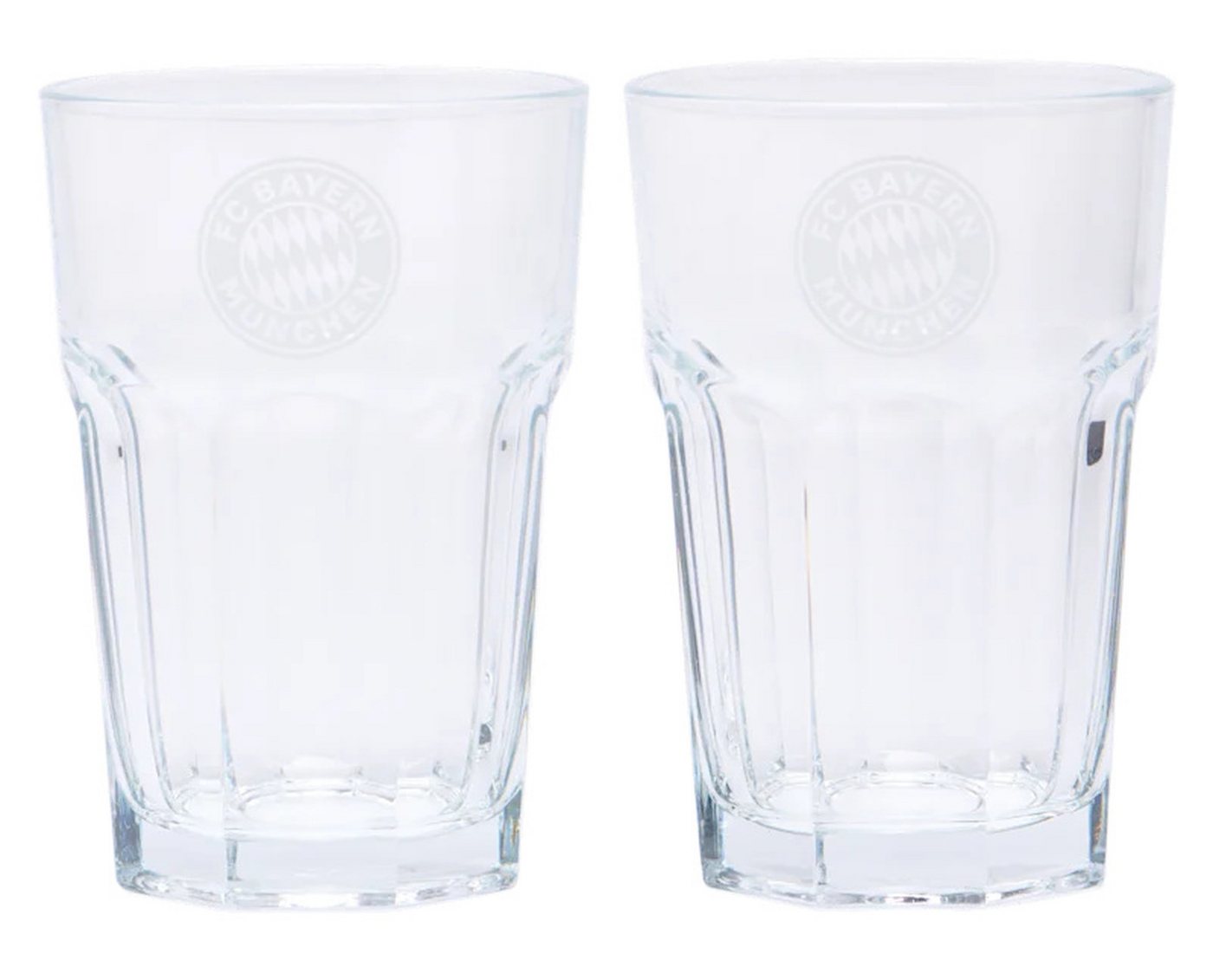 FC Bayern München Latte-Macchiato-Glas FC Bayern Latte Macchiato Glas 2er Set 0,3 Liter, Glas von FC Bayern München