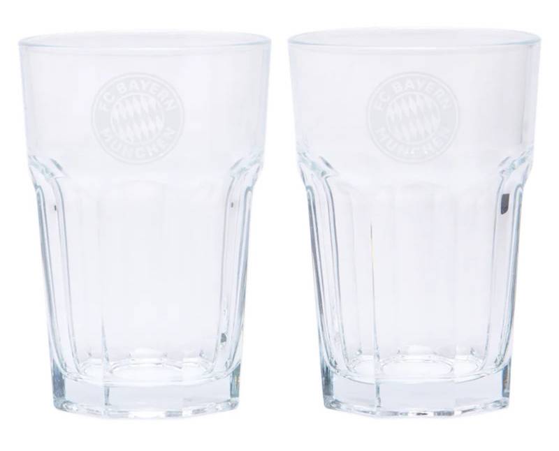 FC Bayern München Latte-Macchiato-Glas FC Bayern Latte Macchiato Glas 2er Set 0,3 Liter, Glas von FC Bayern München