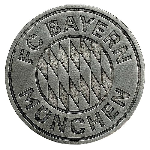 FC Bayern München Magnet - Logo Metall - Kühlschrankmagnet Emblem FCB - Plus gratis 1 x FCB Autogrammkarte unserer Wahl von FC Bayern München