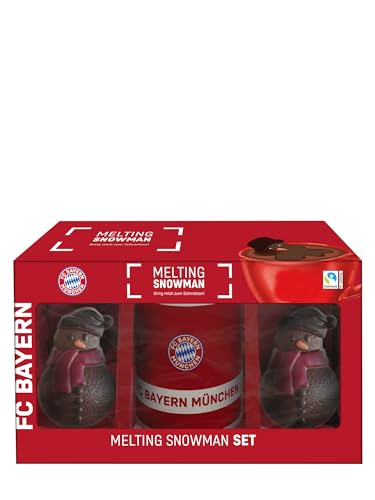 FC Bayern München Melting Snowman Tassen Set Rot von FC Bayern München