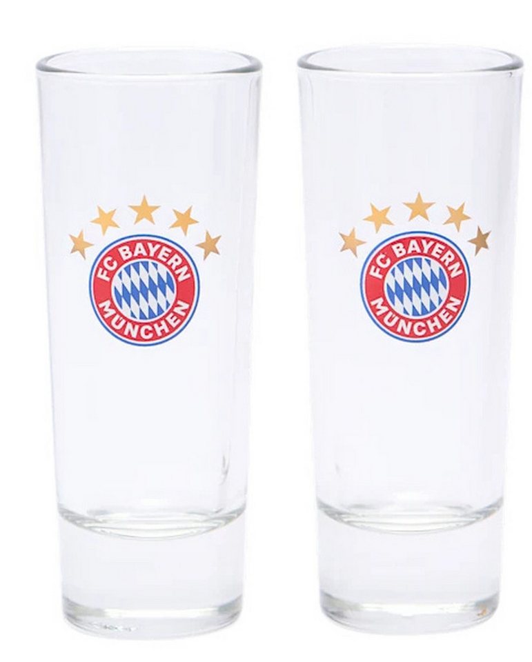 FC Bayern München Schnapsglas FC Bayern Schnapsglas 2er Set, Glas von FC Bayern München