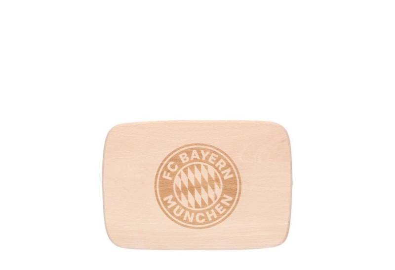 FC Bayern München Schneidebrett FC Bayern Brotzeitbrett Logo, Holz von FC Bayern München