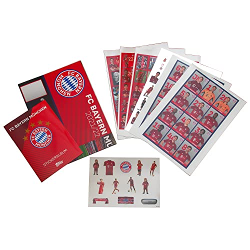 FC Bayern München Stickeralbum mit XXL-Poster und 149 Stickern FCB Album DIN A5 von FC Bayern München