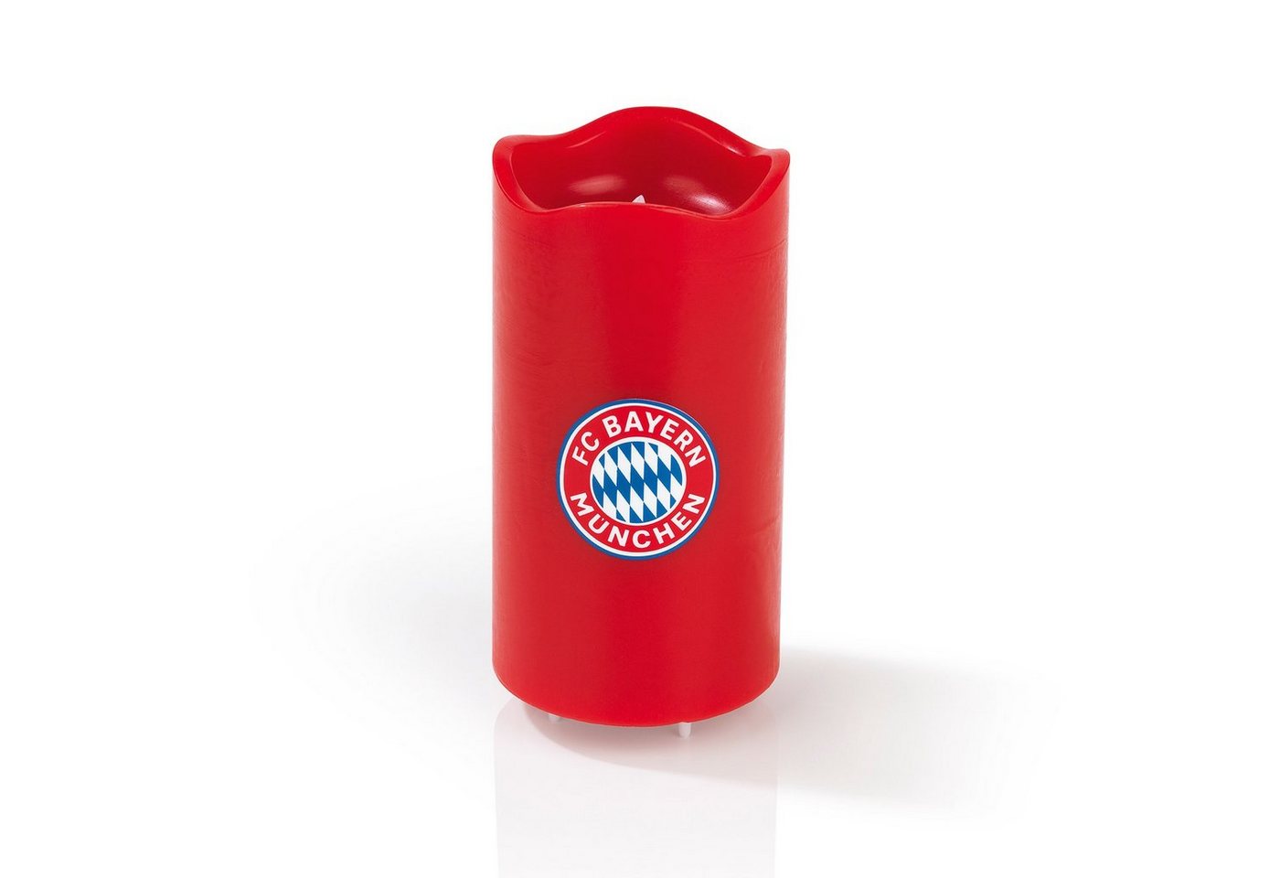 FC Bayern München Stumpenkerze, LED Echtwachskerze von FC Bayern München