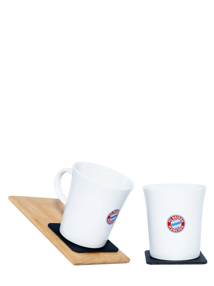 FC Bayern München Tasse FC Bayern München I Magnet Henkeltassen 2er-Set I Unisex I Weiß, Porzellan FC Bayern München Tasse FC Bayern München I Magnet Henkeltassen 2er-Set I Unisex I Weiß, Porzellan von FC Bayern München