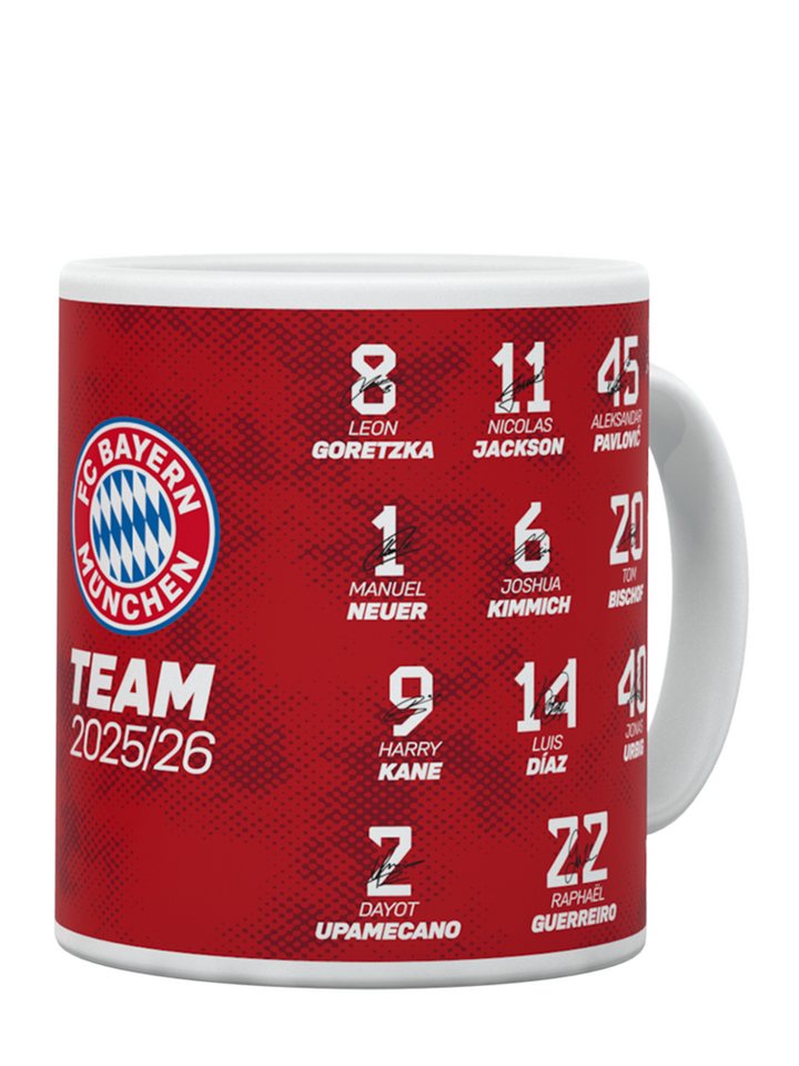 FC Bayern München Tasse FC Bayern München I Tasse Signature 2025-26 0,3 l I Rot/Weiß, Keramik FC Bayern München Tasse FC Bayern München I Tasse Signature 2025-26 0,3 l I Rot/Weiß, Keramik von FC Bayern München
