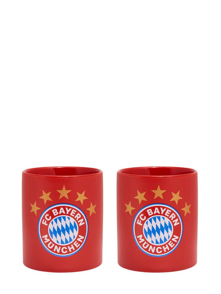 FC Bayern München Tasse FC Bayern München Tasse Logo I Rot I 2er Set I 0,3l I Fußball, Keramik FC Bayern München Tasse FC Bayern München Tasse Logo I Rot I 2er Set I 0,3l I Fußball, Keramik von FC Bayern München