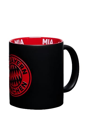 FC Bayern München Tasse Logogravur Schwarz von FC Bayern München