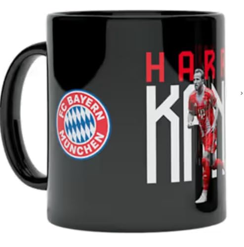 FC Bayern München | Tasse Harry Kane | Schwarz | 0,3 l | Kaffeetasse Teetasse Becher FC Bayern München | Tasse Harry Kane | Schwarz | 0,3 l | Kaffeetasse Teetasse Becher von FC Bayern München
