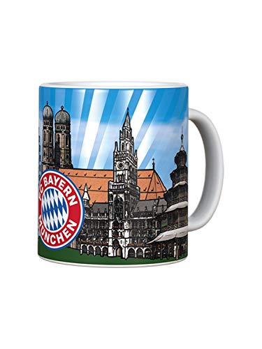 FC Bayern München Tasse Skyline Metallic Logo von FC Bayern München