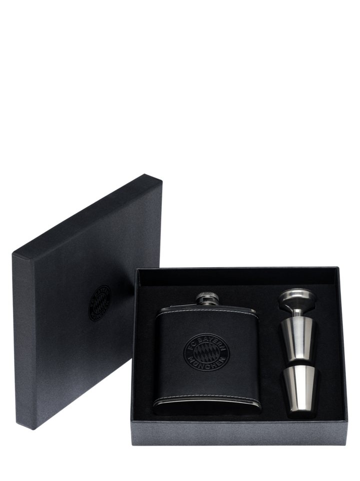 FC Bayern München Trinkflasche FC Bayern München Flachmann Set Silber I Fußball I Geschenkset FC Bayern München Trinkflasche FC Bayern München Flachmann Set Silber I Fußball I Geschenkset von FC Bayern München