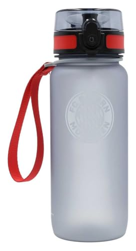 FC Bayern München Tritan Trinkflasche anthrazit-transparent 0,65 l Flasche FCB von FC Bayern München