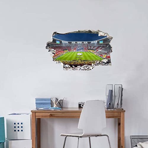 FC Bayern München Wandaufkleber Fußball Wandtattoo Fussball Tapete Wandposter selbstklebend 39 x24cm von FC Bayern München