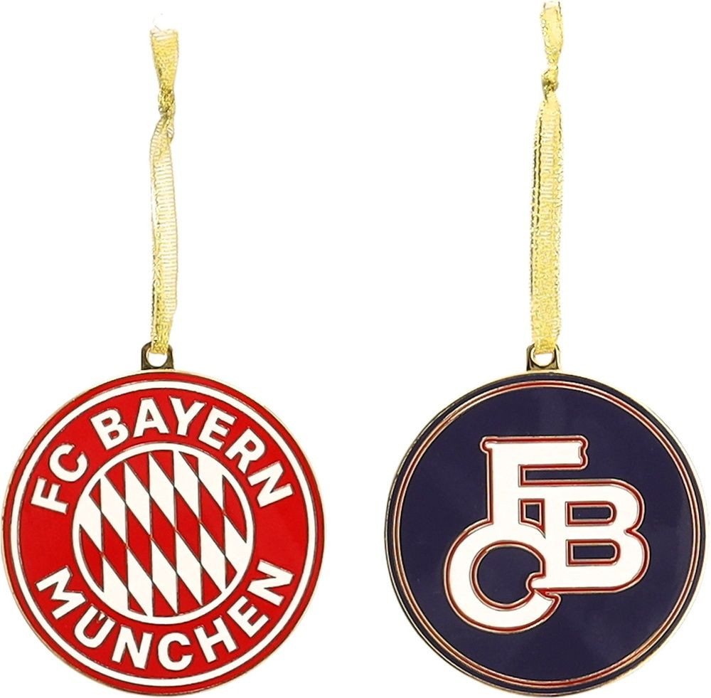 FC Bayern München Weihnachtsbaumkugel Christbaumanhänger 2er Set von FC Bayern München