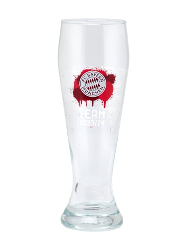 FC Bayern München | Weißbierglas Signature 2023-24 | 2er-Set | 0,5 Liter | Glas | Zylindrisch | 2 Stück FC Bayern München | Weißbierglas Signature 2023-24 | 2er-Set | 0,5 Liter | Glas | Zylindrisch | 2 Stück von FC Bayern München